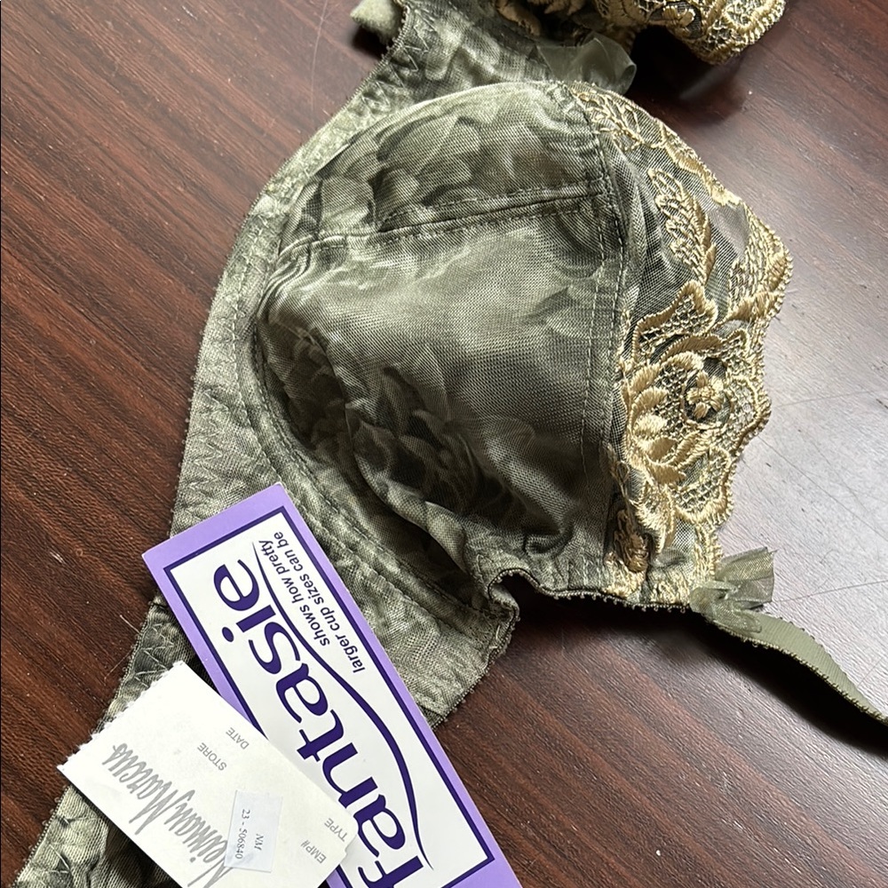 Fantasie Olive Green Lace Bra